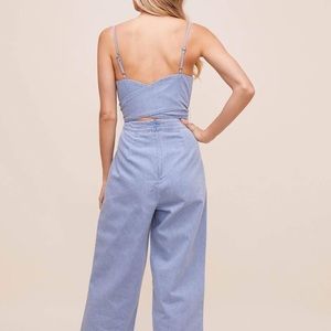 Edie Denim Jumpsuit ASTR